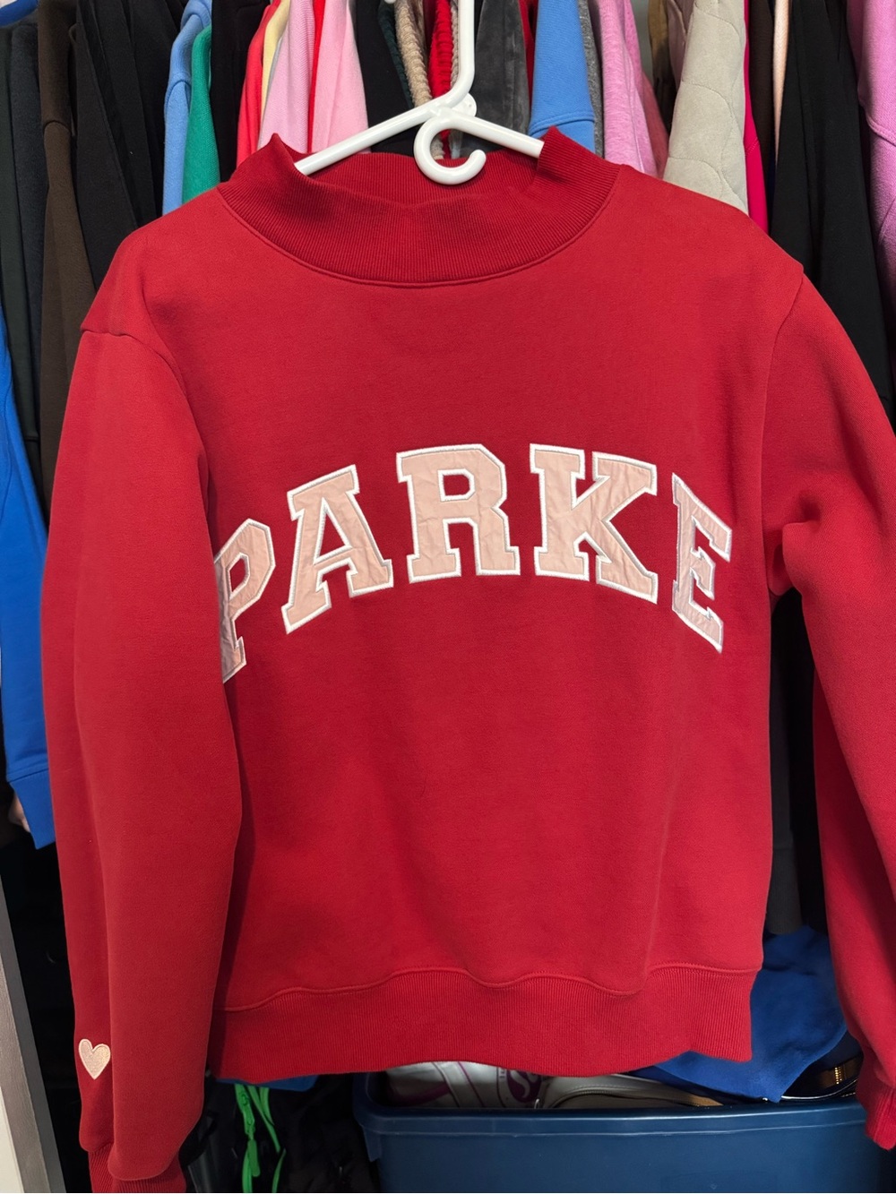 PARKE Valentine’s Varsity Mockneck - Picture 4 of 8